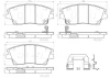 P30096N BREMBO Комплект тормозных колодок, дисковый тормоз