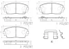 P30115N BREMBO Комплект тормозных колодок, дисковый тормоз