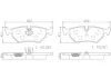 P36008N BREMBO Комплект тормозных колодок, дисковый тормоз