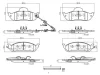 P50039N BREMBO Комплект тормозных колодок, дисковый тормоз