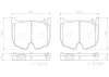 P50062N BREMBO Комплект тормозных колодок, дисковый тормоз