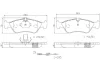 P50089N BREMBO Комплект тормозных колодок, дисковый тормоз