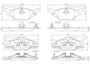 P59030N BREMBO Комплект тормозных колодок, дисковый тормоз