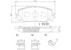 P83141N BREMBO Комплект тормозных колодок, дисковый тормоз