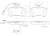 P85058N BREMBO Комплект тормозных колодок, дисковый тормоз