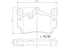 P85070N BREMBO Комплект тормозных колодок, дисковый тормоз