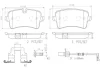 P85120N BREMBO Комплект тормозных колодок, дисковый тормоз