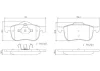 P86016N BREMBO Комплект тормозных колодок, дисковый тормоз