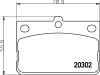 MDB1063 MINTEX Комплект тормозных колодок, дисковый тормоз