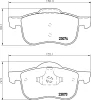 MDB1944 MINTEX Комплект тормозных колодок, дисковый тормоз