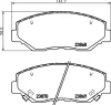 MDB2265 MINTEX Комплект тормозных колодок, дисковый тормоз