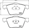 MDB2543 MINTEX Комплект тормозных колодок, дисковый тормоз