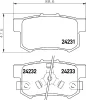 MDB2710 MINTEX Комплект тормозных колодок, дисковый тормоз