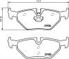 MDB2763 MINTEX Комплект тормозных колодок, дисковый тормоз