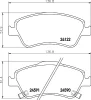 MDB2923 MINTEX Комплект тормозных колодок, дисковый тормоз