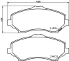 MDB3004 MINTEX Комплект тормозных колодок, дисковый тормоз