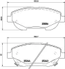 MDB3139 MINTEX Комплект тормозных колодок, дисковый тормоз