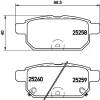 MDB3168 MINTEX Комплект тормозных колодок, дисковый тормоз