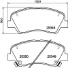 MDB3276 MINTEX Комплект тормозных колодок, дисковый тормоз