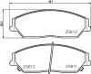 MDB3290 MINTEX Комплект тормозных колодок, дисковый тормоз