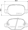 MDB3331 MINTEX Комплект тормозных колодок, дисковый тормоз