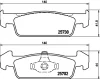 MDB3375 MINTEX Комплект тормозных колодок, дисковый тормоз