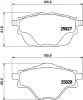 MDB3402 MINTEX Комплект тормозных колодок, дисковый тормоз