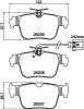 Превью - MDB3469 MINTEX Комплект тормозных колодок, дисковый тормоз (фото 2)