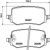 MDB3492 MINTEX Комплект тормозных колодок, дисковый тормоз