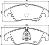 MDB3846 MINTEX Комплект тормозных колодок, дисковый тормоз