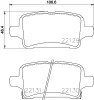 MDB3858 MINTEX Комплект тормозных колодок, дисковый тормоз