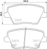 MDB4034 MINTEX Комплект тормозных колодок, дисковый тормоз