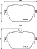 MDB4092 MINTEX Комплект тормозных колодок, дисковый тормоз