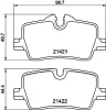 MDB4271 MINTEX Комплект тормозных колодок, дисковый тормоз