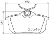 MDB81831 MINTEX Комплект тормозных колодок, дисковый тормоз