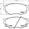 MDB82690 MINTEX Комплект тормозных колодок, дисковый тормоз