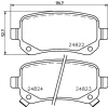 MDB83005 MINTEX Комплект тормозных колодок, дисковый тормоз