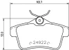 MDB83023 MINTEX Комплект тормозных колодок, дисковый тормоз