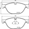 MDB83090 MINTEX Комплект тормозных колодок, дисковый тормоз