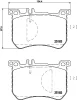 MDB83288 MINTEX Комплект тормозных колодок, дисковый тормоз