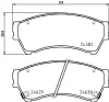 MDB83441 MINTEX Комплект тормозных колодок, дисковый тормоз