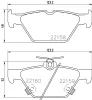 MDB83818 MINTEX Комплект тормозных колодок, дисковый тормоз