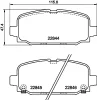 MDB84069 MINTEX Комплект тормозных колодок, дисковый тормоз