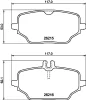 MDB84219 MINTEX Комплект тормозных колодок, дисковый тормоз