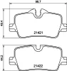 MDB84271 MINTEX Комплект тормозных колодок, дисковый тормоз