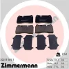 20217.165.1 ZIMMERMANN Комплект тормозных колодок, дисковый тормоз