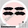 20747.200.1 ZIMMERMANN Комплект тормозных колодок, дисковый тормоз