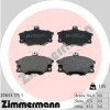 20833.175.1 ZIMMERMANN Комплект тормозных колодок, дисковый тормоз
