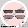 21312.130.1 ZIMMERMANN Комплект тормозных колодок, дисковый тормоз