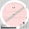22469.165.1 ZIMMERMANN Комплект тормозных колодок, дисковый тормоз